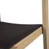 Beam Stol Vitpigmenterad Ek, Dyna Mocca Detalj 3