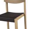 Beam Stol Vitpigmenterad Mattlackad Ek, Dyna Mocca Detalj 2