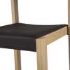 Beam Stol Vitpigmenterad Mattlackad Ek, Dyna Mocca Detalj 1